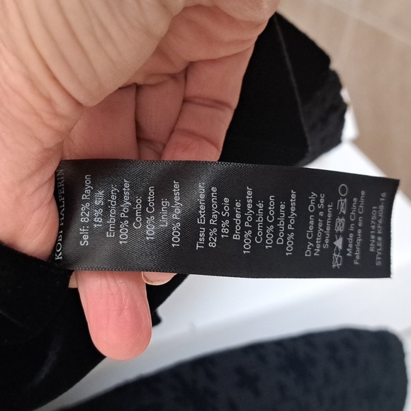 Kobi Halperin Gorgeous Black Lace&Velvet Pippa Jacket.  SzS EUC Retail 598.00 - Picture 7 of 10